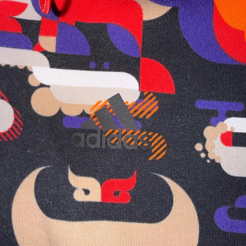 Adidas Lunar New Year All Over Print Hoodie‎ Sweatshirt CNY GFX Size SMALL